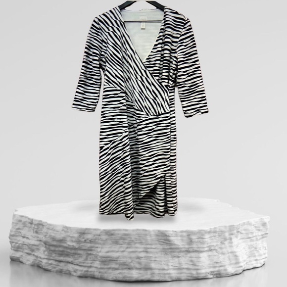 Chico's Dresses & Skirts - CHICO’S Black and White Dress Size 1 Small